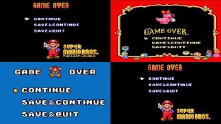 Super Mario All-Stars - Game Over Compilation (SNES)