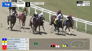 Gulfstream Park Carrera 3 - 21 de Abril 2024