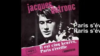 Jacques Dutronc - Il Est Cinq Heures, Paris S'éveille [Paroles Audio HQ]