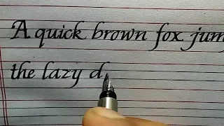 PANGRAM SENTENCES | PRINT WRITING | USING A TO Z IN A SINGLE SENTENCE | HANDWRITING PRACTICE