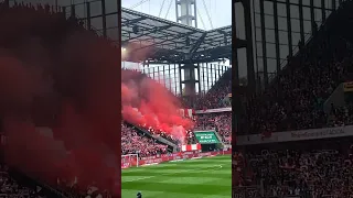 Pyro Freiburg Ultras in Cologne #scf#scfreiburg#freiburg#cologne#FCKSCF#pyro#pyrotechnics#awaydays