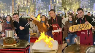 Nora Fatehi Cooks With Famous Turkey Smiling Chef Burak Özdemir aka CZNBurak In Dubai #buraközçivit