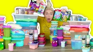 MIXING 40 DIFFERENT SLIMES GIANT Slime Smoothie! | MUST WATCH SO SATISFYING | NICOLE SKYES