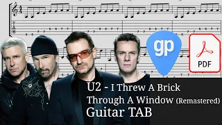 U2 - I Threw A Brick Through A Window (Remastered 2008) Guitar Tabs [TABS]