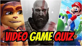 VIDEO GAME QUIZ - CAN YOU GUESS THESE VIDEO GAMES? - covers, in-game images, characters