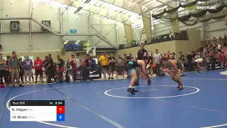 2018 UWW Cadet And U23 Nationals/U23 Freestyle 65 Round Of 32 - Nate Hagan (Edin) Vs. Kaid Brock (