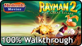 Rayman 2: The Great Escape (N64) - Full Game Walkthrough (100%) - All Lums & Cages - No Commentary