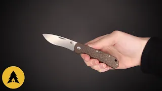 Складной нож Black FOX CIOL рукоять Brown Micarta