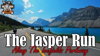 Is this the Worlds Most Scenic Motorcycle Ride? | Banff to Jasper along the Icefields Parkway, 🇨🇦