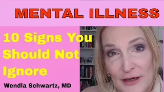 Ten Signs of MENTAL ILLNESS You Should not Ignore | STRESS and ANXIETY, BRAIN FOG and PSYCHOSIS