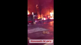 Видео "Новости-N": В Коблево масштабный пожар