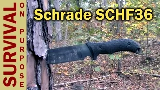 Schrade SCHF36 Bushcraft and Survival Knife Review