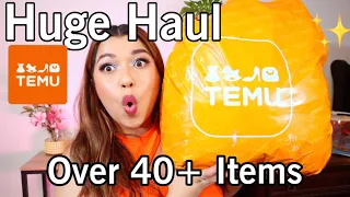 TEMU Haul Unboxing | Huge Temu haul over 40 items ✨ is it worth it?