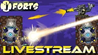 You can't Destroy these Forts! - Forts RTS - Livestream