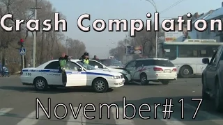 Подборка аварий и ДТП за ноябрь (17) Crash compilation November( 17 )