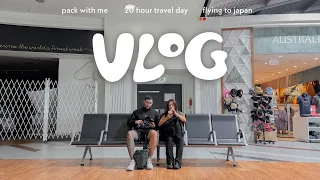 vlog | pack and fly with me... we're going to japan!