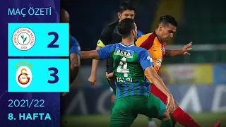 ÖZET: Çaykur Rizespor 2-3 Galatasaray | 8. Hafta - 2021/22