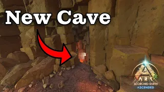 New Wyvern Trench Cave on Scorched Earth! (Ark ASA)