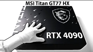 Сумасшедший игровой ноутбук RTX 4090... Распаковка MSI Titan GT77 за 5300 долларов + геймплей