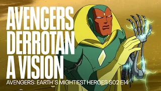 Los Avengers derrotan a Vision | Avengers: Earth´s Mightiest Heroes