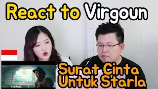 [Koreans React] Virgoun - Surat Cinta Untuk Starla _ Indonesia [Music Video Reaction] / Hoontamin