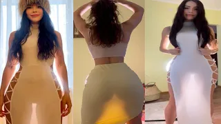 😱Transparent Dress Challenge😱[4k]                 Girls without underwear #tiktok #viral