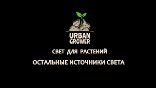 УРБАН ГРОВЕР УРОК 13 - СВЕТ ДЛЯ РАСТЕНИЙ - ДРУГИЕ ИСТОЧНИКИ СВЕТА