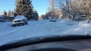 Driving around Idaho Falls February 2019