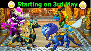 Isis, Anubis and Zeus Dragons and Diva Divine Event Starting on 3rd May | May 2024 Mini Divine Event