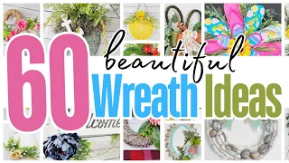 60 GORGEOUS DIY Wreath Ideas for Every Season | Dollar Tree DIY Crafts