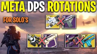 META DPS ROTATIONS FOR SOLO PLAYERS In Season 23 | Destiny 2 How To Do More Damage/DPS