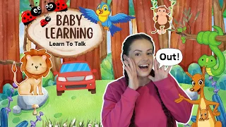 Baby Learning Videos - Learn To Talk First Words, Animals, Nursery Rhymes & More Baby Songs