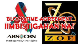 MARCOLETA: IIMBISTIGAHAN ANG BLOCK TIME AGREEMENT SA PAGITAN NG ABS-CBN AT ZOE!