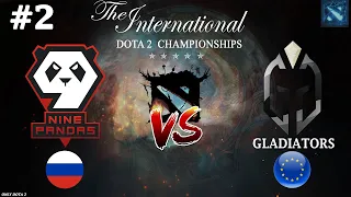 9Pandas vs Gladiators #2 (BO3) The International 2023