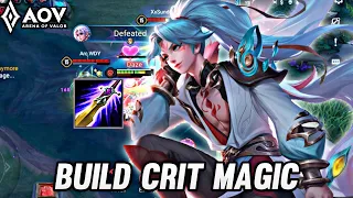 ALLAIN GAMEPLAY | BUILD CRIT MAGIC DAMAGE - ARENA OF VALOR