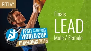 IFSC Climbing World Cup Chamonix 2015 - Lead - Finals - Male/Female