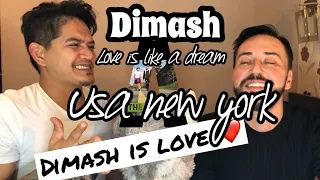 Singer Reacts| Dimash- Love is like A dream - New York 26.10.19