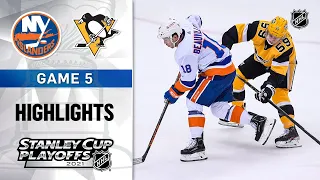 First Round, Gm 5: Islanders @ Penguins 5/24/21 | NHL Highlights