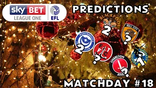 2020-2021 EFL LEAGUE ONE ⚽ MATCHDAY 18 PREDICTIONS