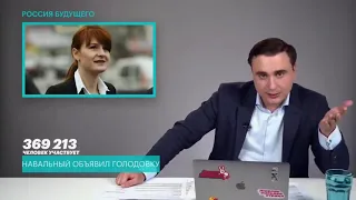 Момент из передачи Навальный Live ( Мария Бутина ) прикол