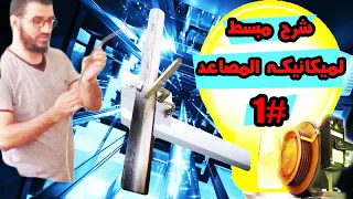 شرح مبسط لميكانيكه المصاعد الحلقه الاول!! اسانسير#