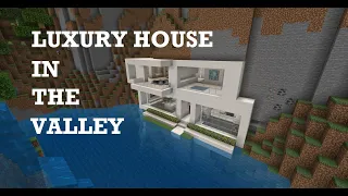 Minecraft Time-Lapse | Simple Luxury House In The Valley #1