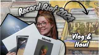 Digging for Vinyl Records at Record Riot 2024 | VLOG & HAUL 🎶