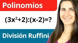 Regla de RUFFINI para DIVISIÓN de Polinomios