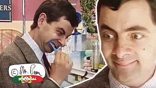 Mr Bean vai às compras! | Clipes engraçados do Sr. Bean | Mr Bean Portugal