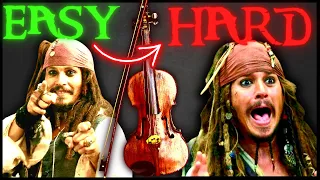 He's a Pirate but it gets harder & HARDER! 🎻 😱