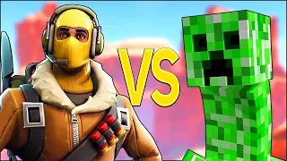 MINECRAFT VS FORTNITE | СУПЕР РЭП БИТВА | Майнкрафт ПРОТИВ Фортнайт 8 season