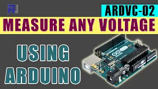 Built Voltage Sensor with two resistors for Arduino with code and formula to measure any DC voltage