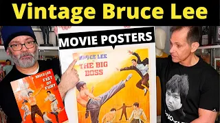 RARE VINTAGE BRUCE LEE MOVIE POSTERS!   Must see!!!