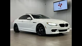 2012 BMW 6-SERIES 650I FULL OPTION 400HP V8 TWIN TURBO ULTRA LUXURY COUPE NIGHT VISION - FOR SALE